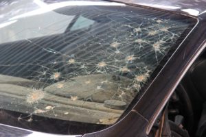 car windshield broke