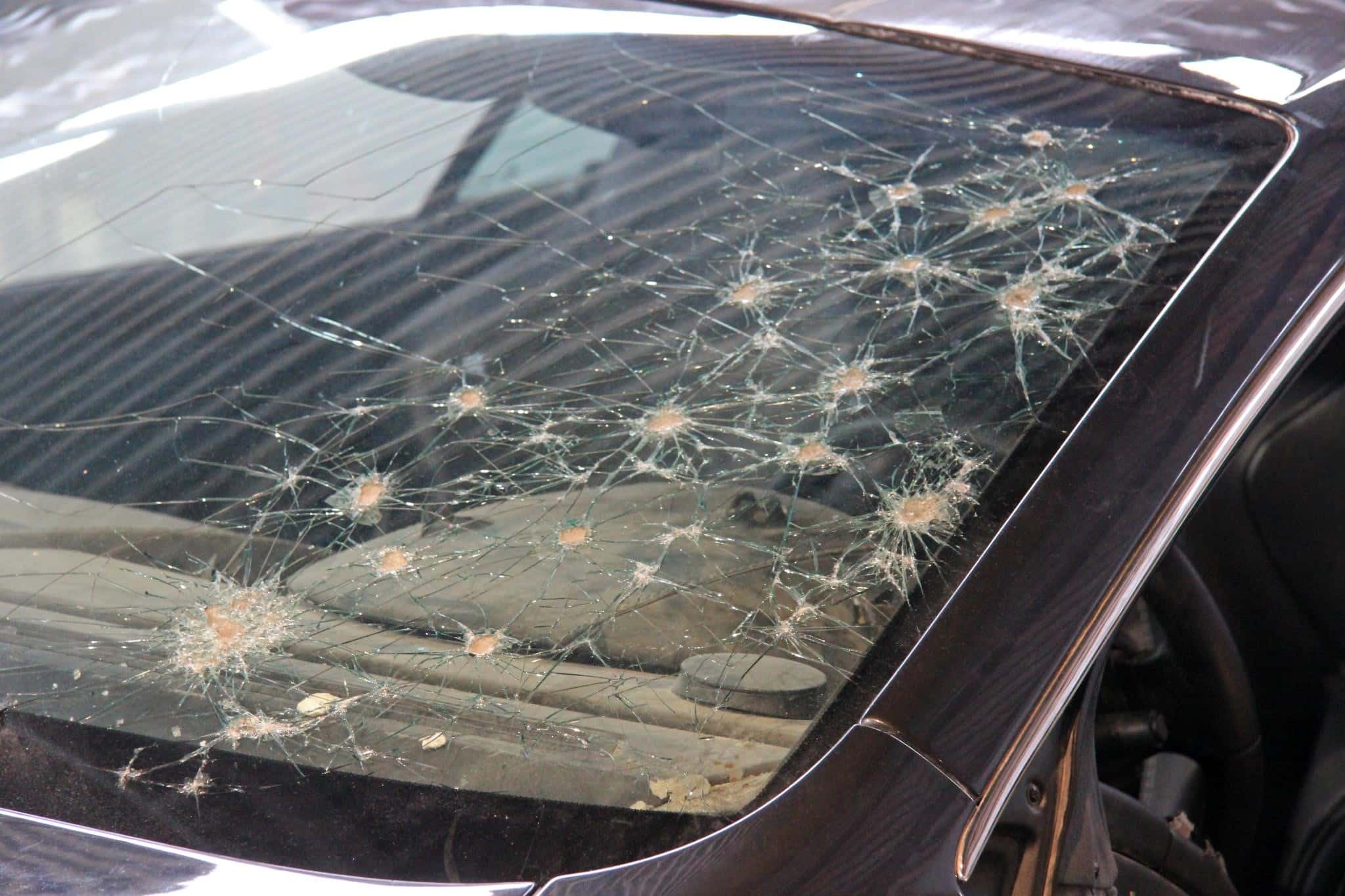 car windshield broke