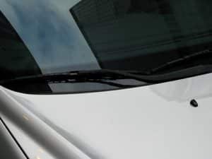 close up of a car windshield