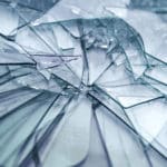 shattered annealed glass