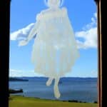 Religious etched glass