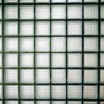 Glass brick wall