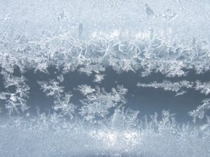 Window Frost in Cold Weather