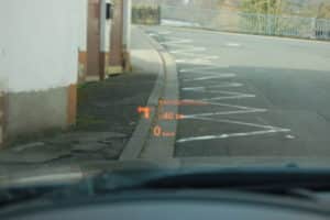 An auto glass diagram of future technology.