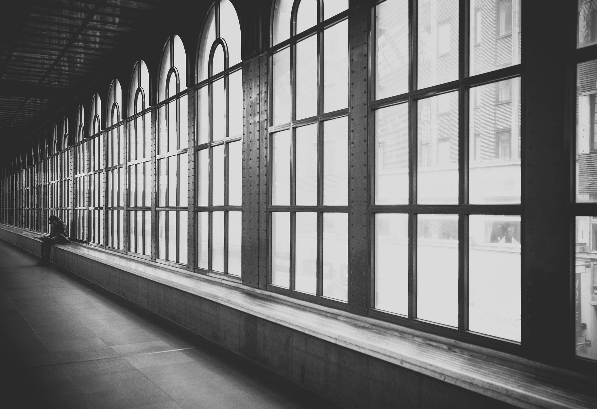 wall of windows