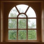 A white window frame.