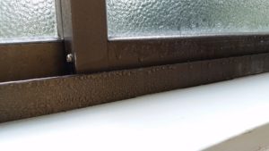 condensation on glass