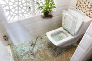 shattered-shower-door