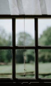 A glass window
