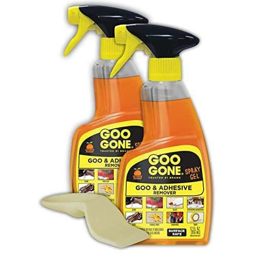 goo-gone-sticker-removal-kit including two spray bottles and a remover tool