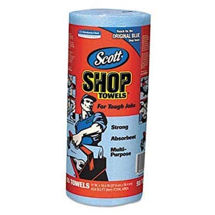 correct Blue Shop Towels