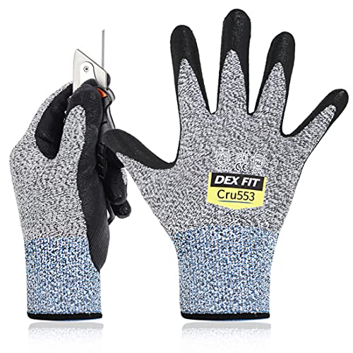 DEx it cut resistant gloves to protect from broken glass