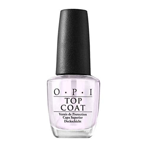 OPI clear coat nail polish for cracked glass
